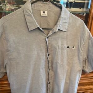 DC Gray Casual Button Down Shirt